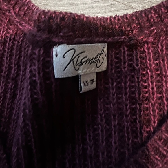Woman’s Burgundy Sweater - Picture 4 of 5